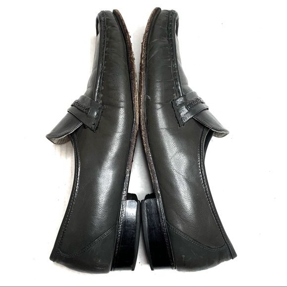 STUART MCGUIRE Leather Dress Loafers Shoes - Picture 7 of 13